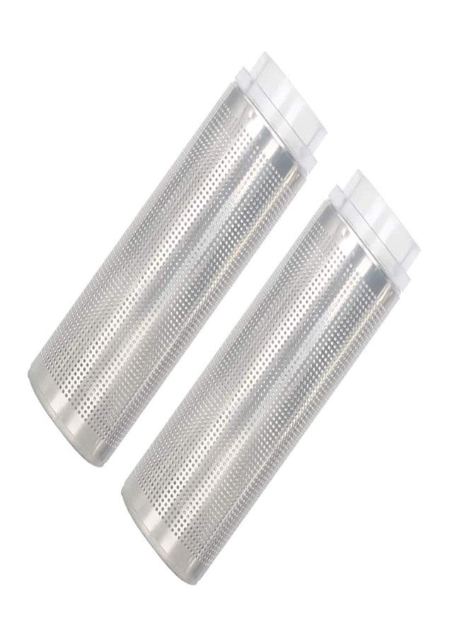 NGe 2pcs Aquarium Filter Inflow Inlet Basket Mesh Shrimp Protect Aquarium Filter Guard,Intake Strainer Filter Pre-Filter Tube(Large,Acrylic) - Image 1